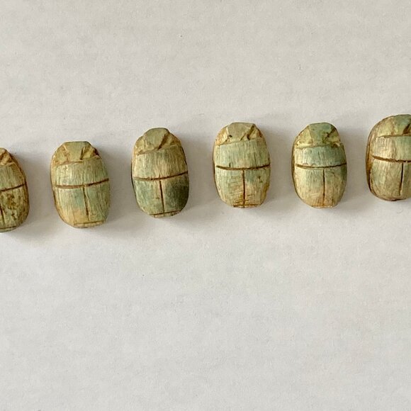 Genuine Egyptian Scarabs for Jewelry Making - Picture 1 of 5